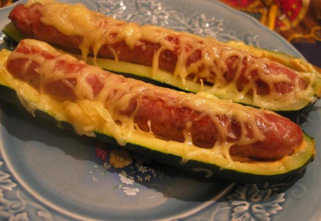 Hot-Dog de courgette