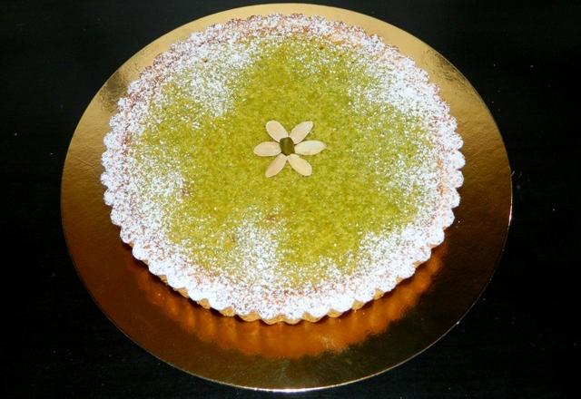 Tarte amande pistache