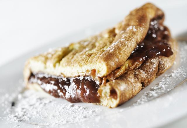 Omelette à la confiture de fruits rouges au fructose par Grégory Cuilleron