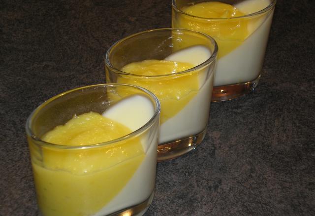 Panna cotta italienne au citron