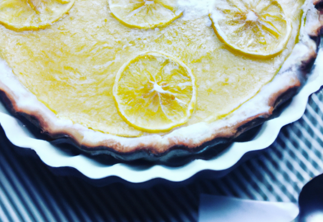 Tarte au citron (très citron)