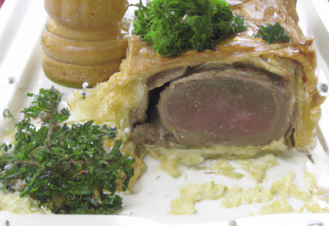 Carré d'agneau en croute de parmesan