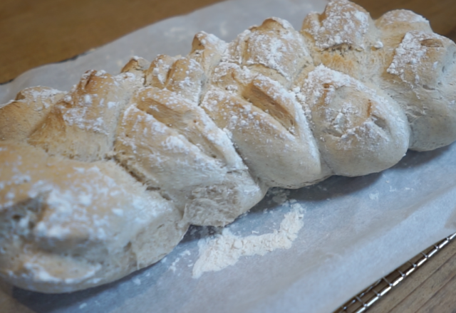 Pain à la farine blanche et seigle