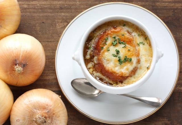 Soupe aux oignons à l'alsacienne