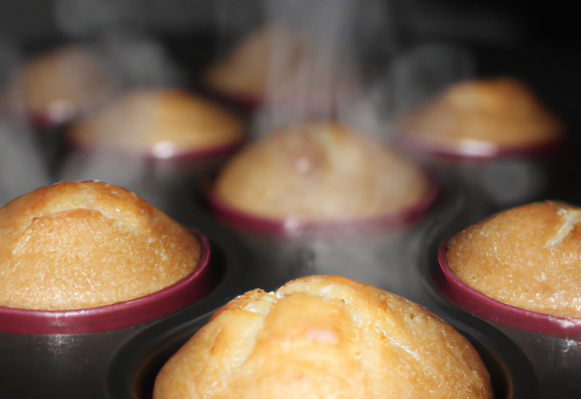 Cup cakes à la vapeur par les marmites en emoi