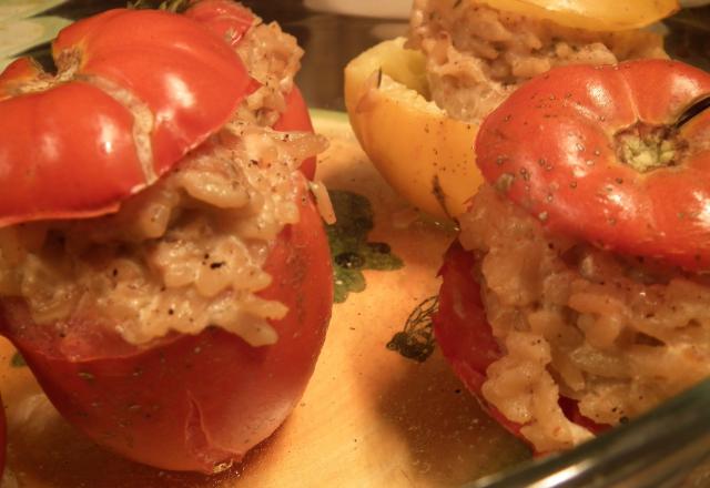 Tomates farcies au Risotto