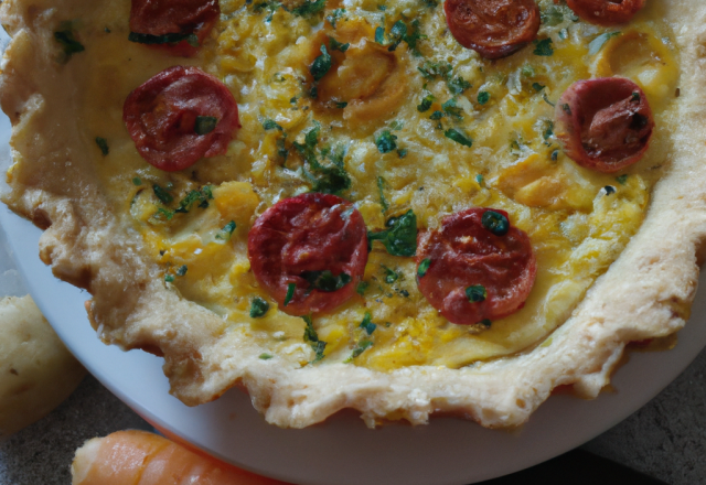 Tarte soufflée aux légumes inratable