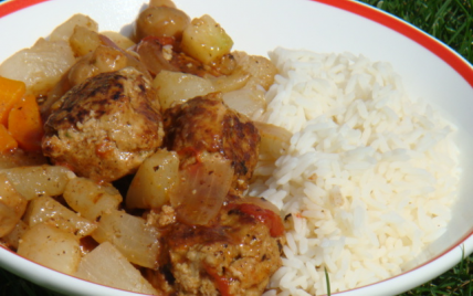 Boulette de porc aux champignons