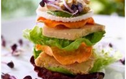 Le Club sandwich au Foie Gras et fraicheur potagère