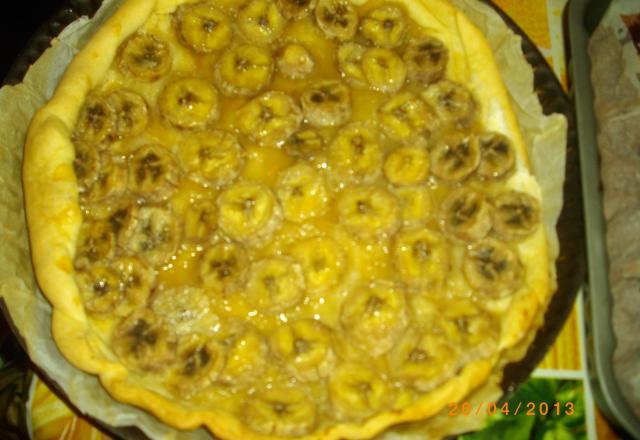 Tarte fine à la banane maison