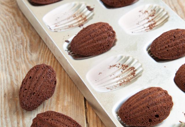 Madeleines au cacao