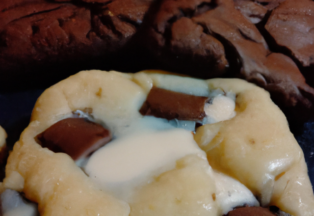 Brookies Chocolat au Lait et Chocolat Blanc