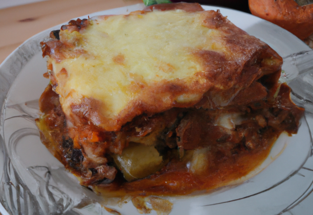 Moussaka traditionnelle maison