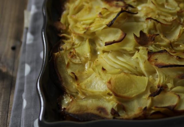 Gratin de pommes de terre à la fourme d'Ambert facile