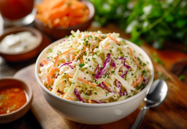 “Facile, pas cher et ultra-rapide” : Voici comment faire un coleslaw maison encore meilleur qu’au supermarché ou qu’au restaurant !