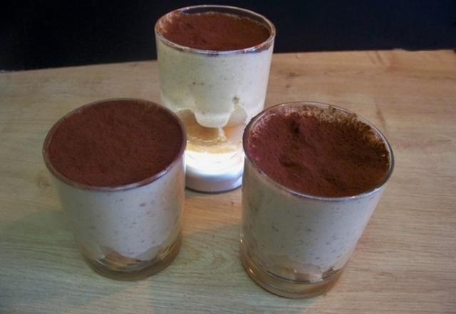 Tiramisu aux châtaignes corses et aux poires