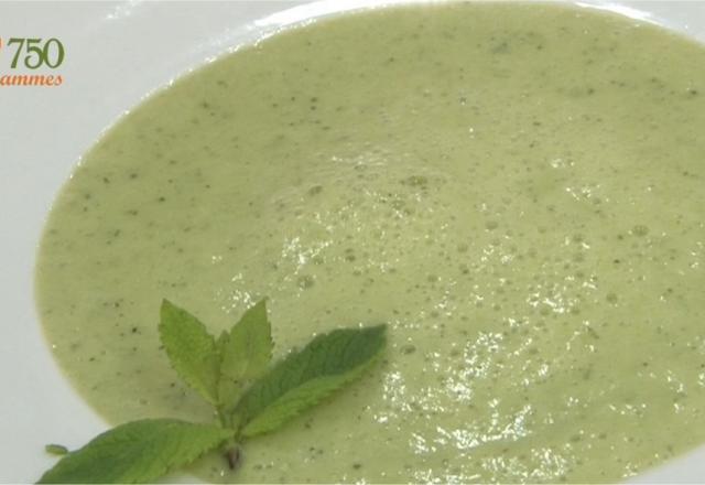 Velouté de courgettes au kiri