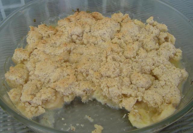 Le crumble banana-coco