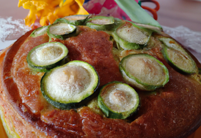 Cake sucré aux courgettes