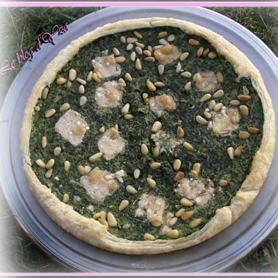 Tarte  aux épinards