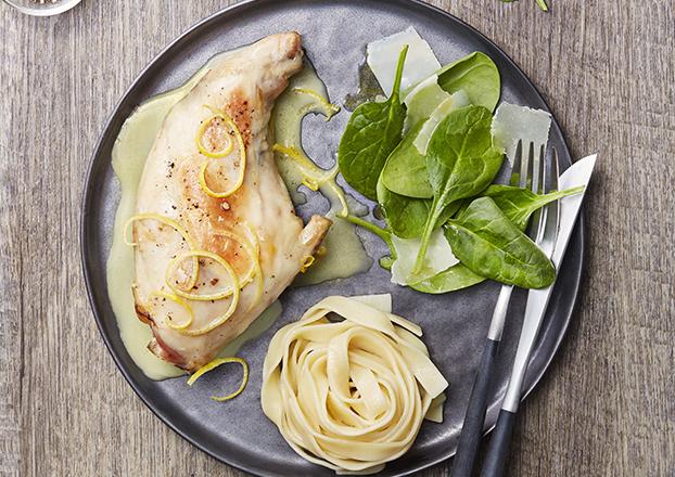 Cuisses de lapin au citron et parmesan