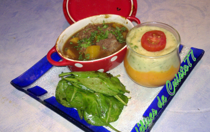 Cocotte de canard-mangue