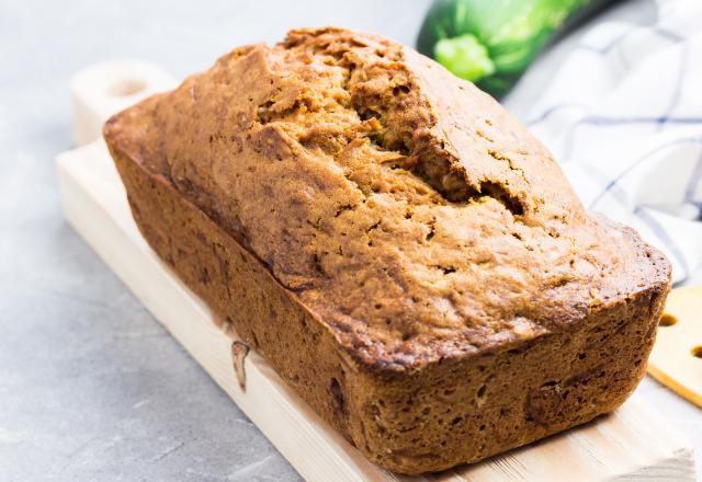 Cake au chèvre et aux courgettes