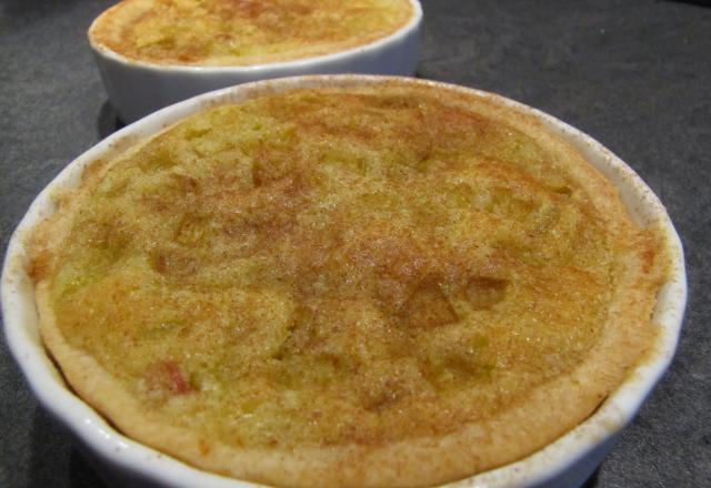 Tartelettes à la rhubarbe et crème d'amande