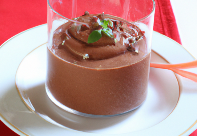 Mousse au chocolat diététique