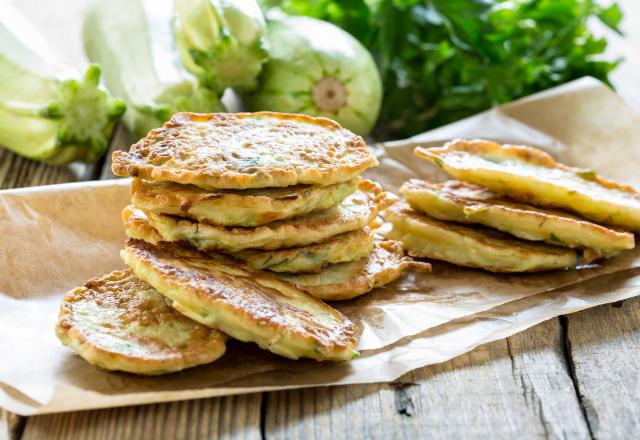 Beignets de courgettes râpées faciles