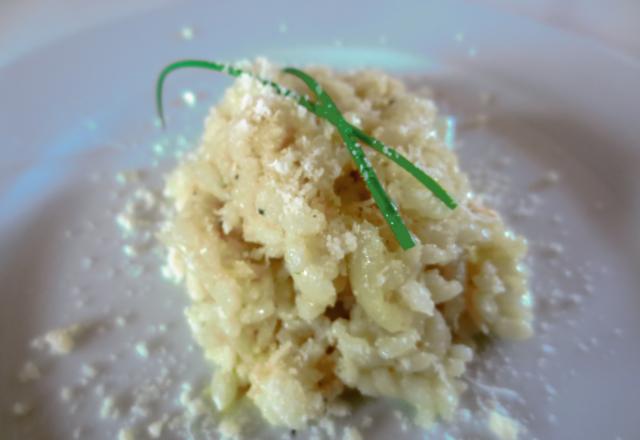 Risotto aux oignons et au parmesan