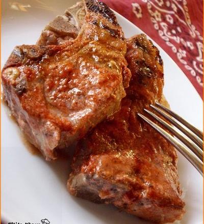 Côtes d'agneau tandoori