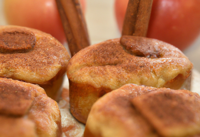 Petits cakes aux pommes cannelle