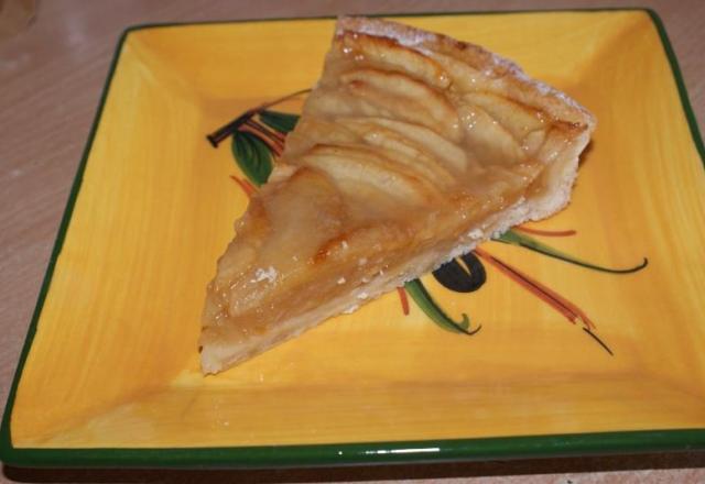 Tarte aux pommes vergeoise