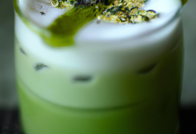 Cocktail au matcha