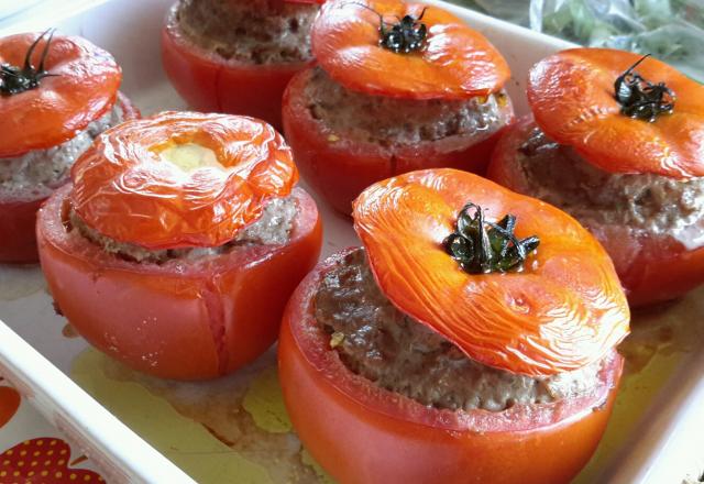 Tomates farcies sans sel