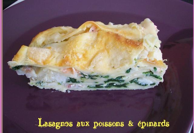 Lasagnes aux poissons & épinards