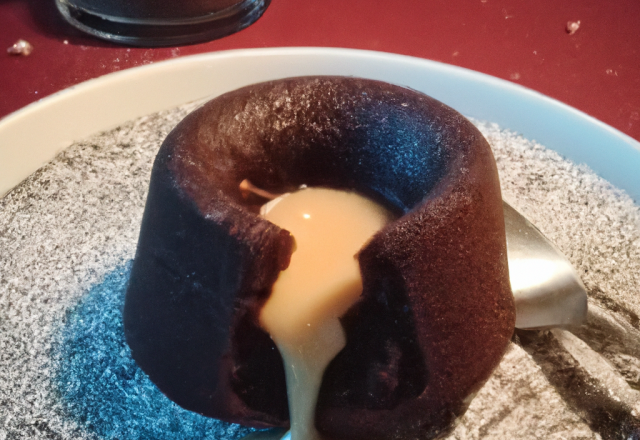 Fondant au chocolat délicieux