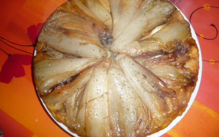 Tarte tatin aux endives et chavignol