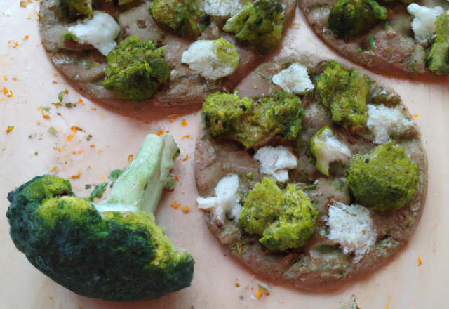 Galettes de brocolis et de chou-fleur