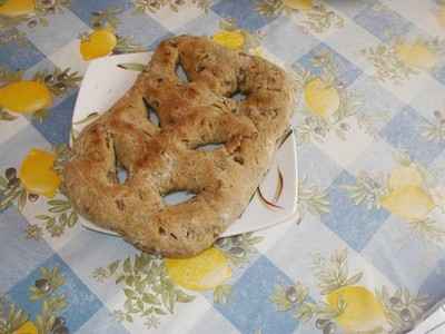 Fougasse aux olives