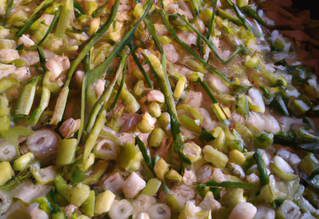 Poireaux à la ciboulette