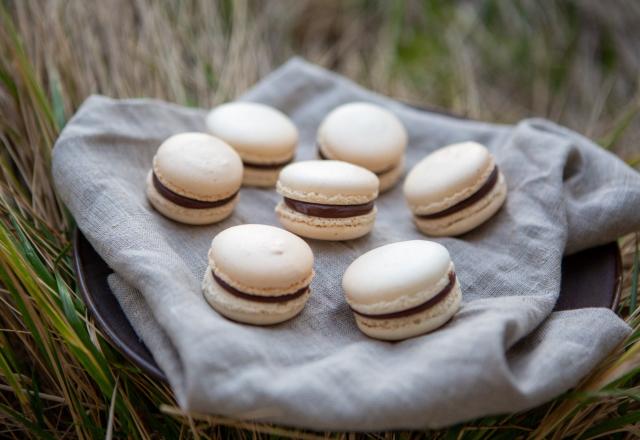 Macarons poire chocolat