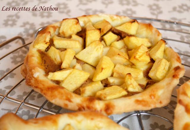 Tartelettes pommes et crème de spéculoos