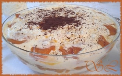 Tiramisu à l'abricot