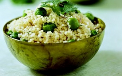 Couscous aux petits pois