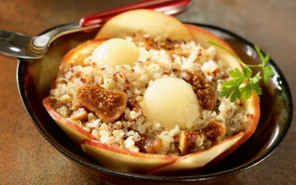 Salade de fruits d'automne au quinoa gourmand