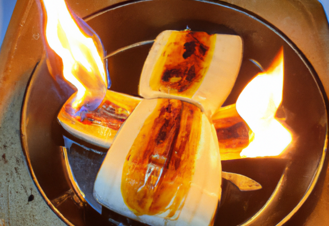 Banane flambée