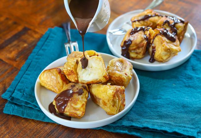 Beignets de banane sauce au chocolat