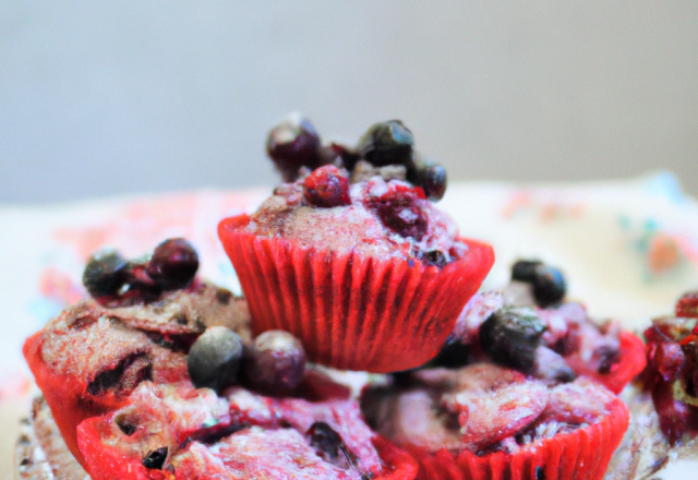 Cupcakes fruits rouges